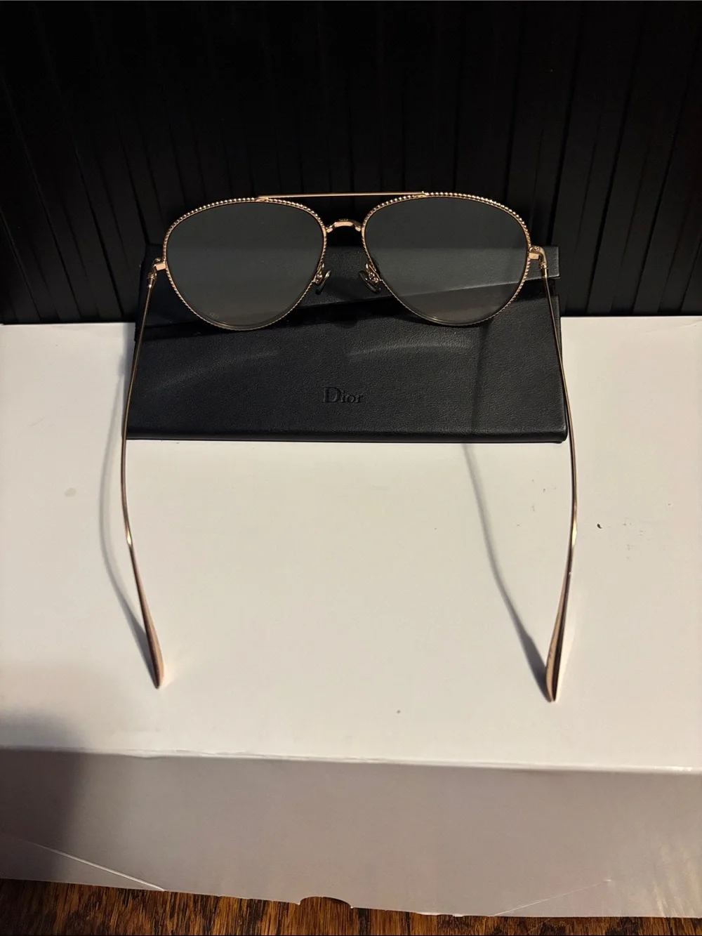 Women’s Dior Gold Frame Sunglasses (DDBJP 145)